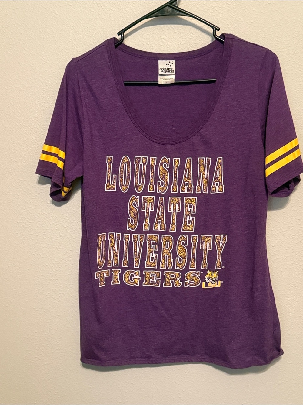 Louisiana State University Purple Tigers Short Sleeve Tee LSU XL